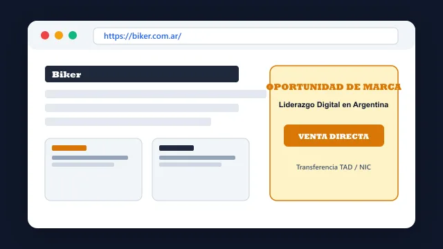 Modelo de aplicación comercial y proyectos digitales para biker.com.ar