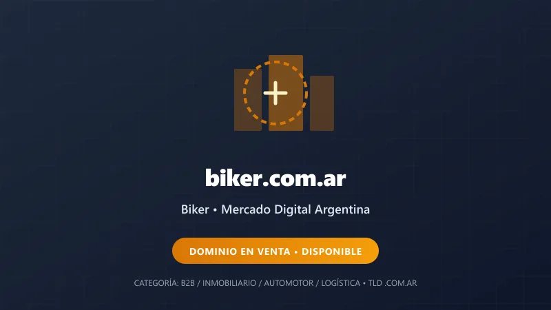 Identidad gráfica y activo digital para Biker en Argentina